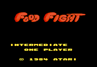 Food Fight screenshot 7 for Atari 7800